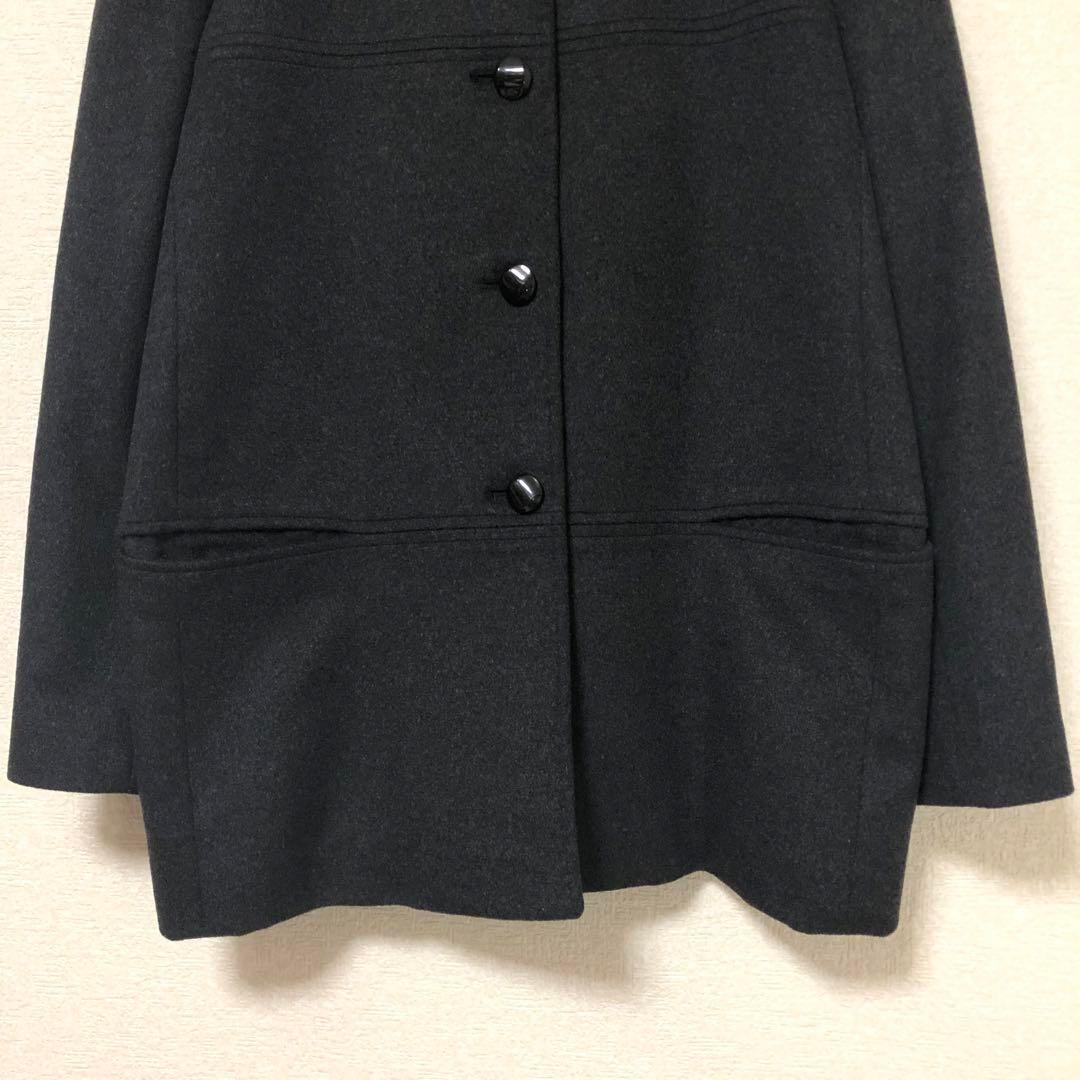 『レオドール』（LL）＊カシミヤ100%＊長袖コート＊綺麗＊オシャレ＊グレー