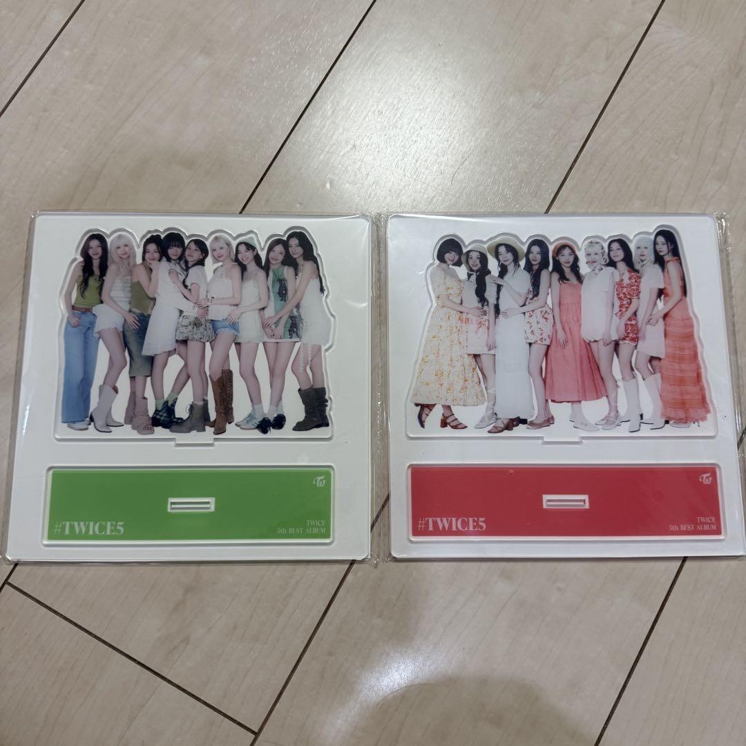 TWICE celebrate アクスタ　まとめ売り 新品未開封 #TWICE5 アクリルスタンド まとめ売り 初回限定盤