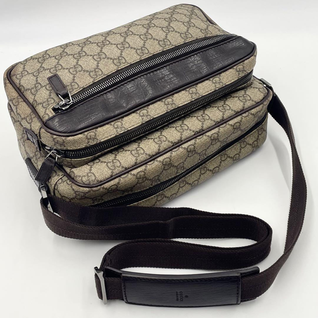 GUCCI グッチ 人気 GGスプリーム カメラ/ショルダーバッグ GUCCI グッチ 人気 GGスプリーム PADLOCK ショルダーバック
