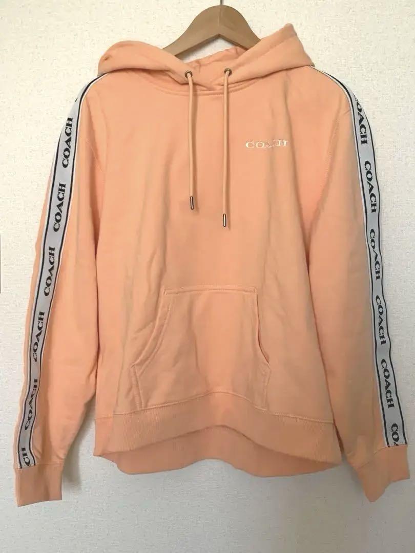 COACH ピンク フード付き パーカー