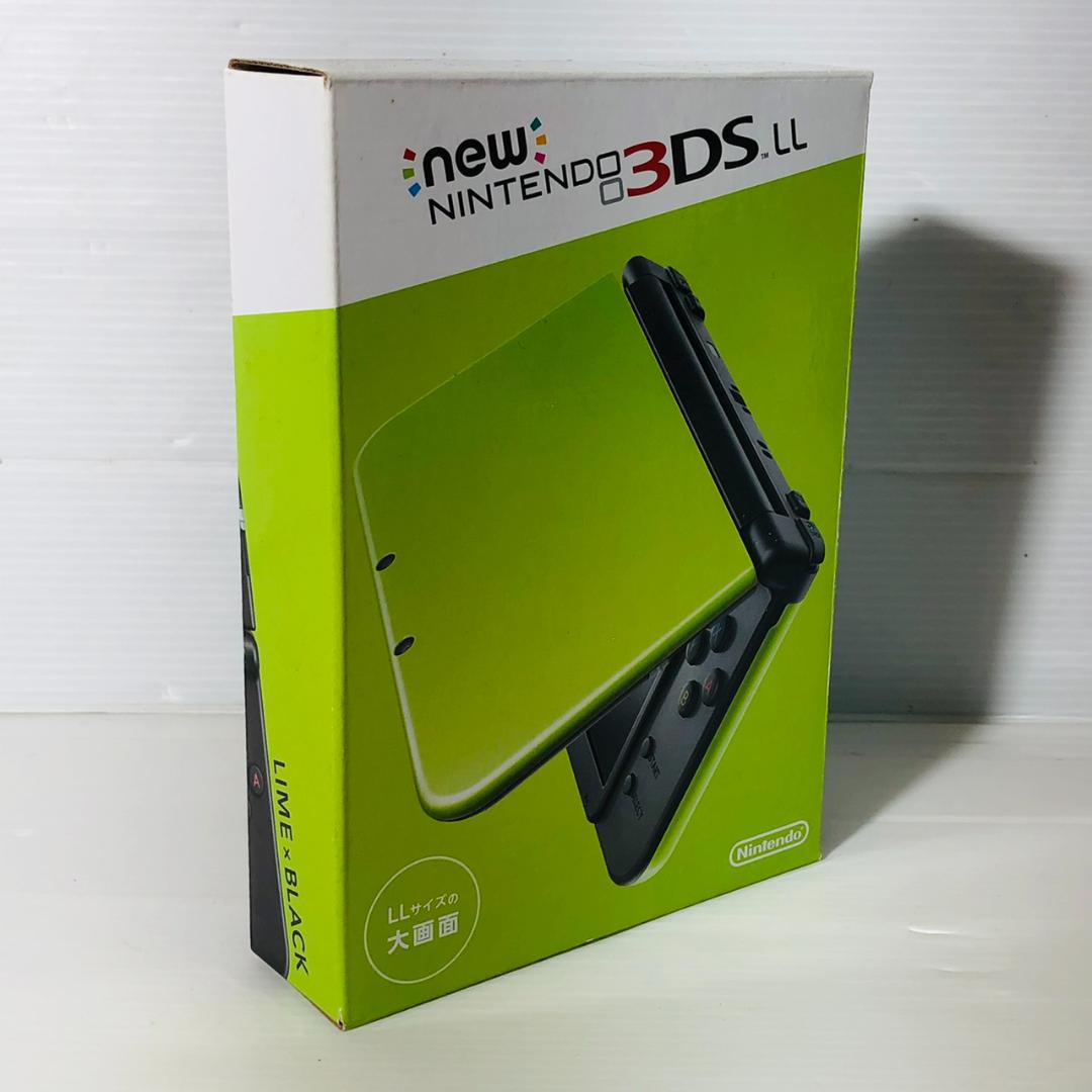 ☆未使用品☆極美品　Newニンテンドー3DS LL　ライム×ブラック 生産終了