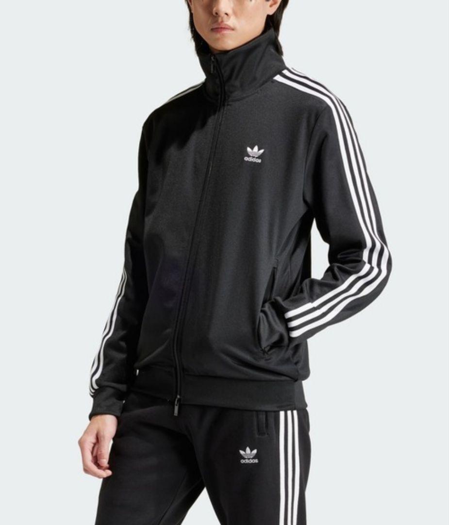 アディダス 黒 ベッケンバウアー トラックジャケット ジャージ上 男性2XL