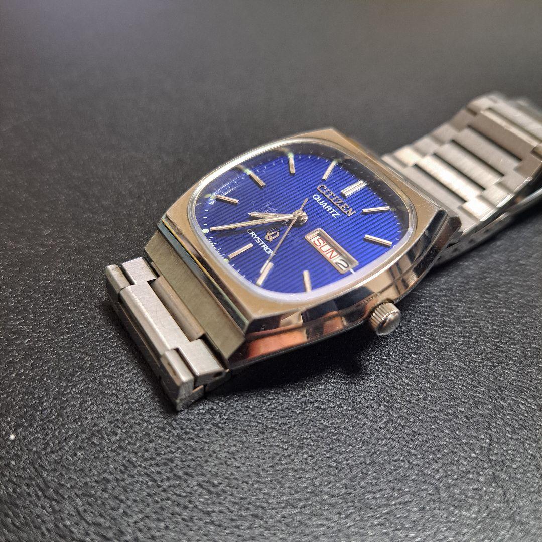 シチズン クリストロン ミッドセンチュリー 掛時計 ポストモダン ヴィンテージ 1970年代 当時品 CITIZEN ヴィンテージ 木製掛け時計 クリス