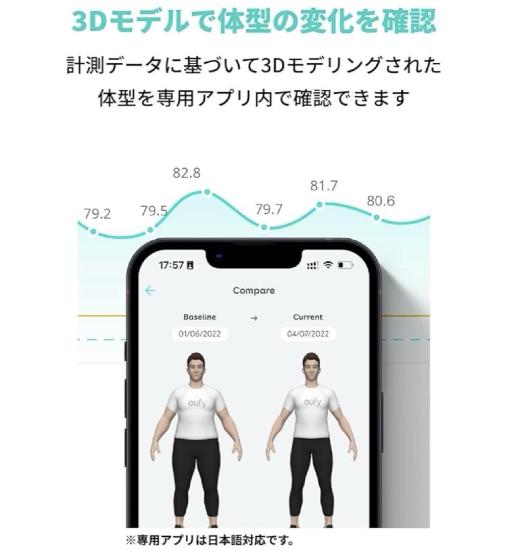 健康管理・計測計 eufy Smart Scale P2 Pro