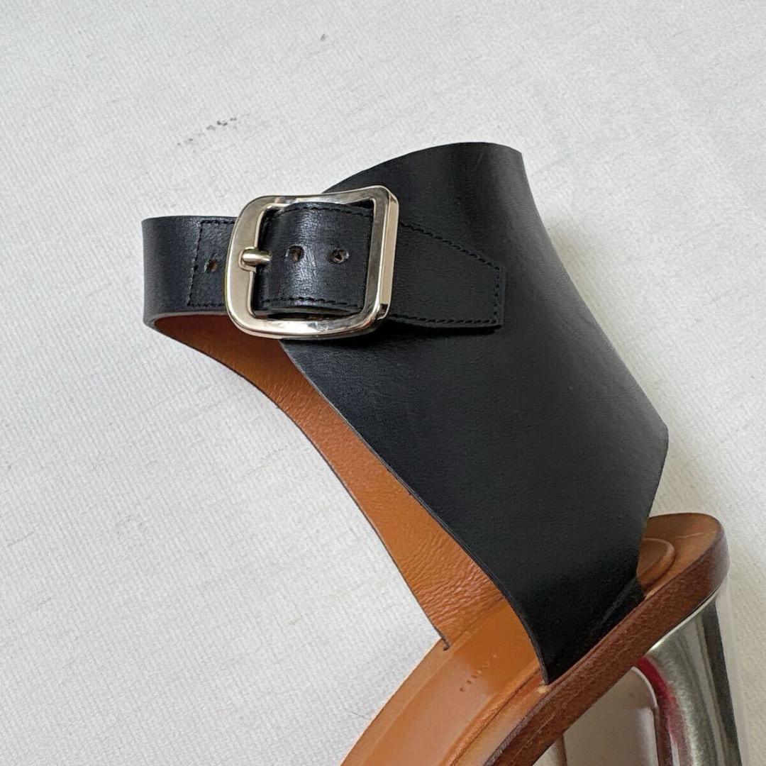 美品］希少 CELINE フィービー期 バンバン メタルサンダル ヒール 36