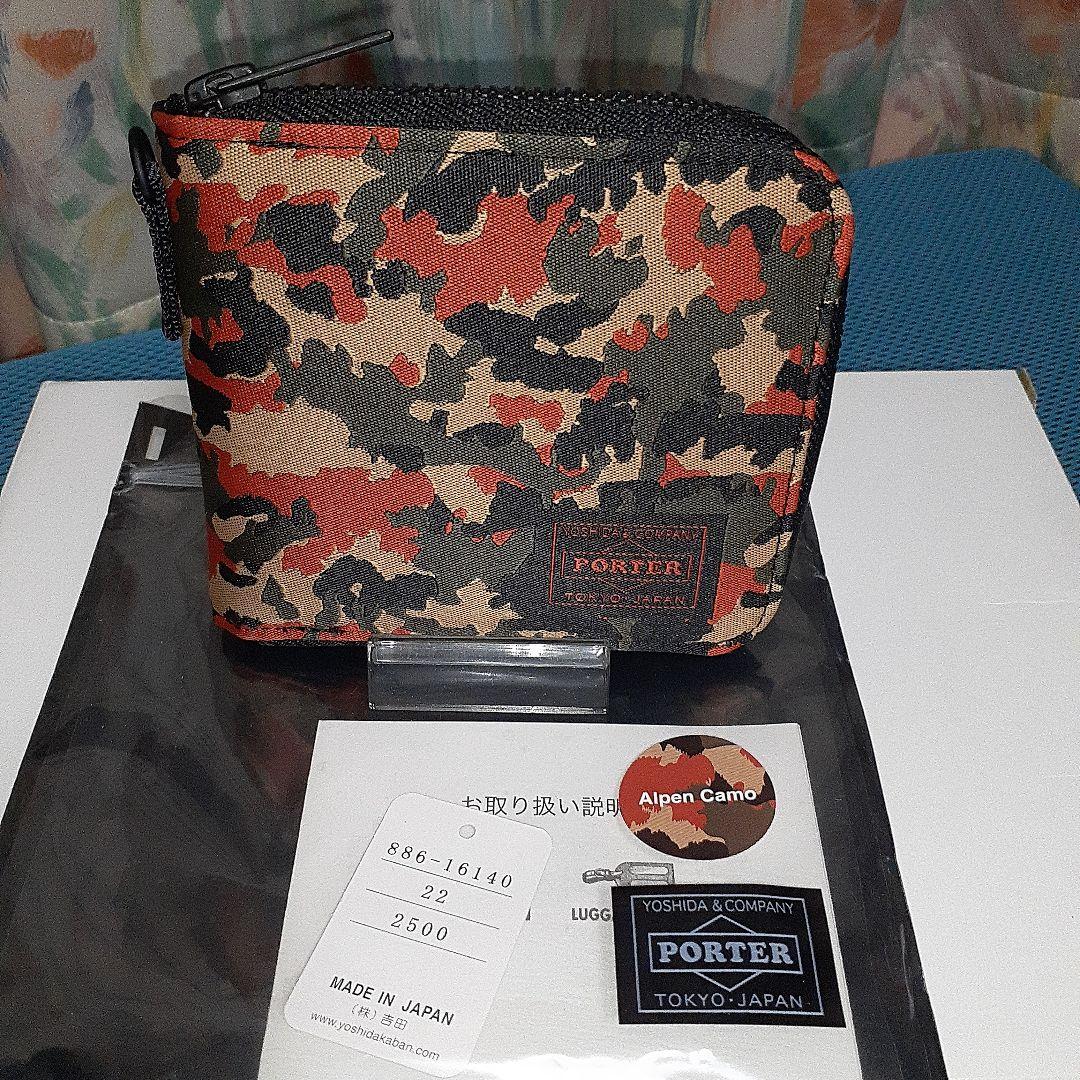 PORTER アルペンカモ 二つ折り財布 新品タグ付✨PORTER GHILLIE WALLET アルペンカモ 二つ折財布