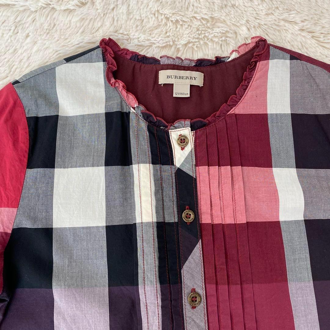 美品♡BURBERRY バーバリーノバチェックメガチェック 150㎝　ワンピース