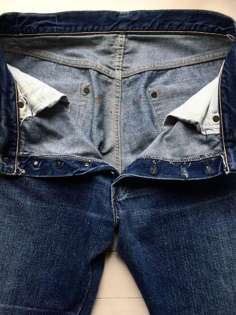 【47モデル 3.4WASH】革パッチ 片面 501XX 34×32 リーバイス