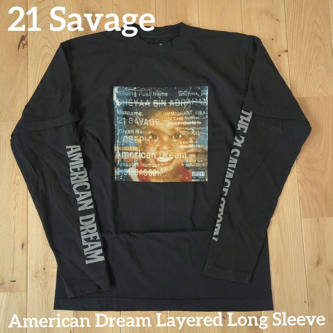 来日決定 21 Savage American Dream ツアー限定ロンT