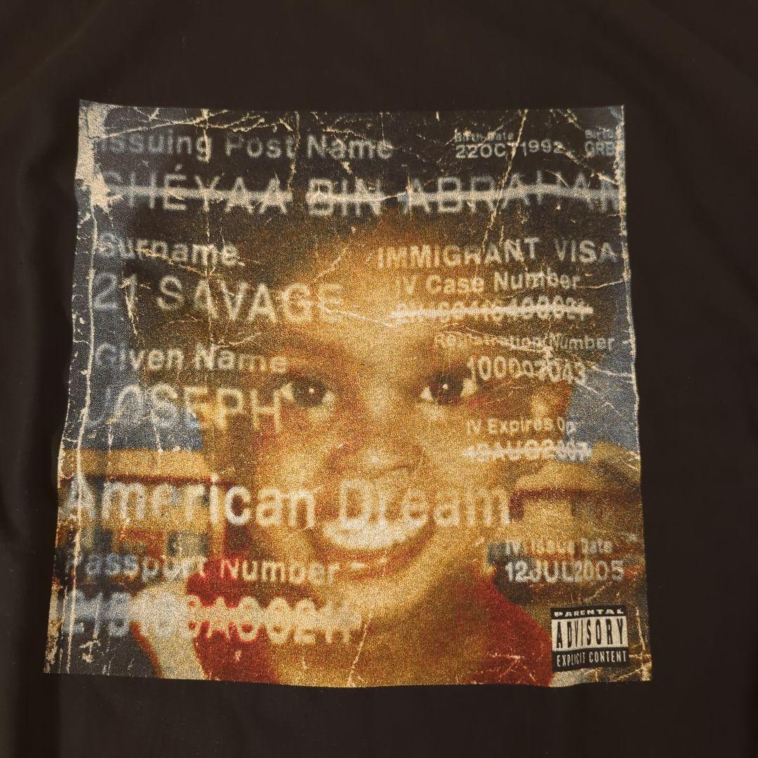 来日決定 21 Savage American Dream ツアー限定ロンT