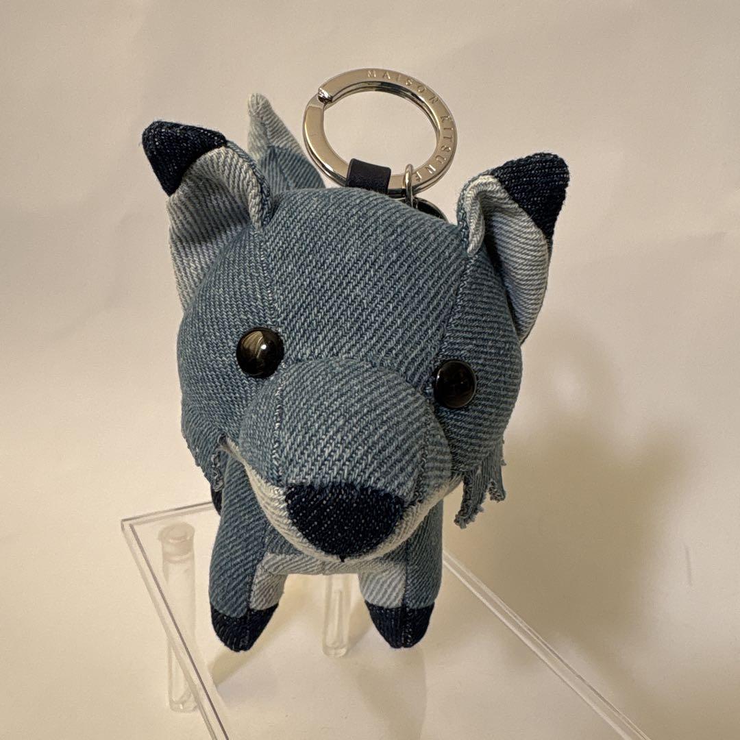 新品未使用　メゾンキツネ　DENIM FOX バッグチャーム