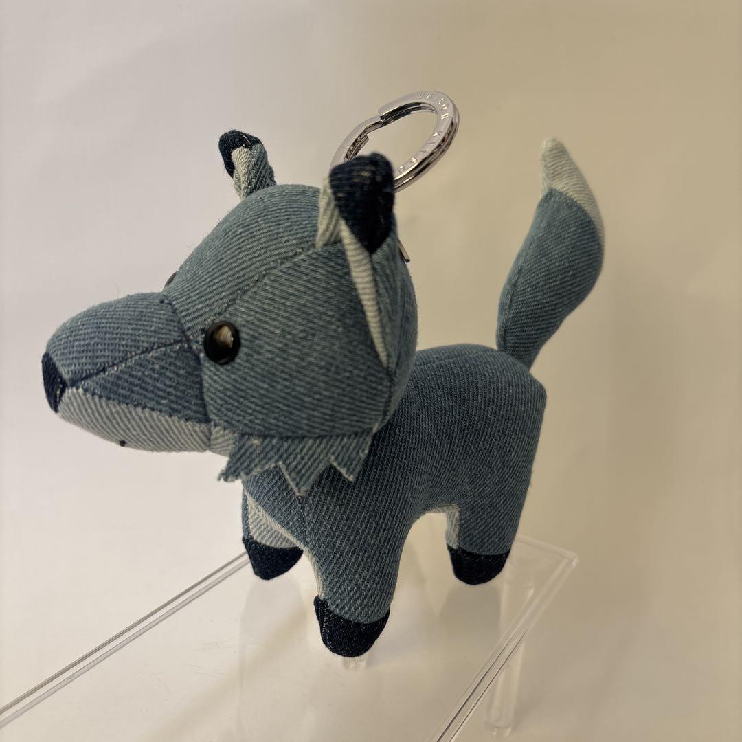 新品未使用　メゾンキツネ　DENIM FOX バッグチャーム