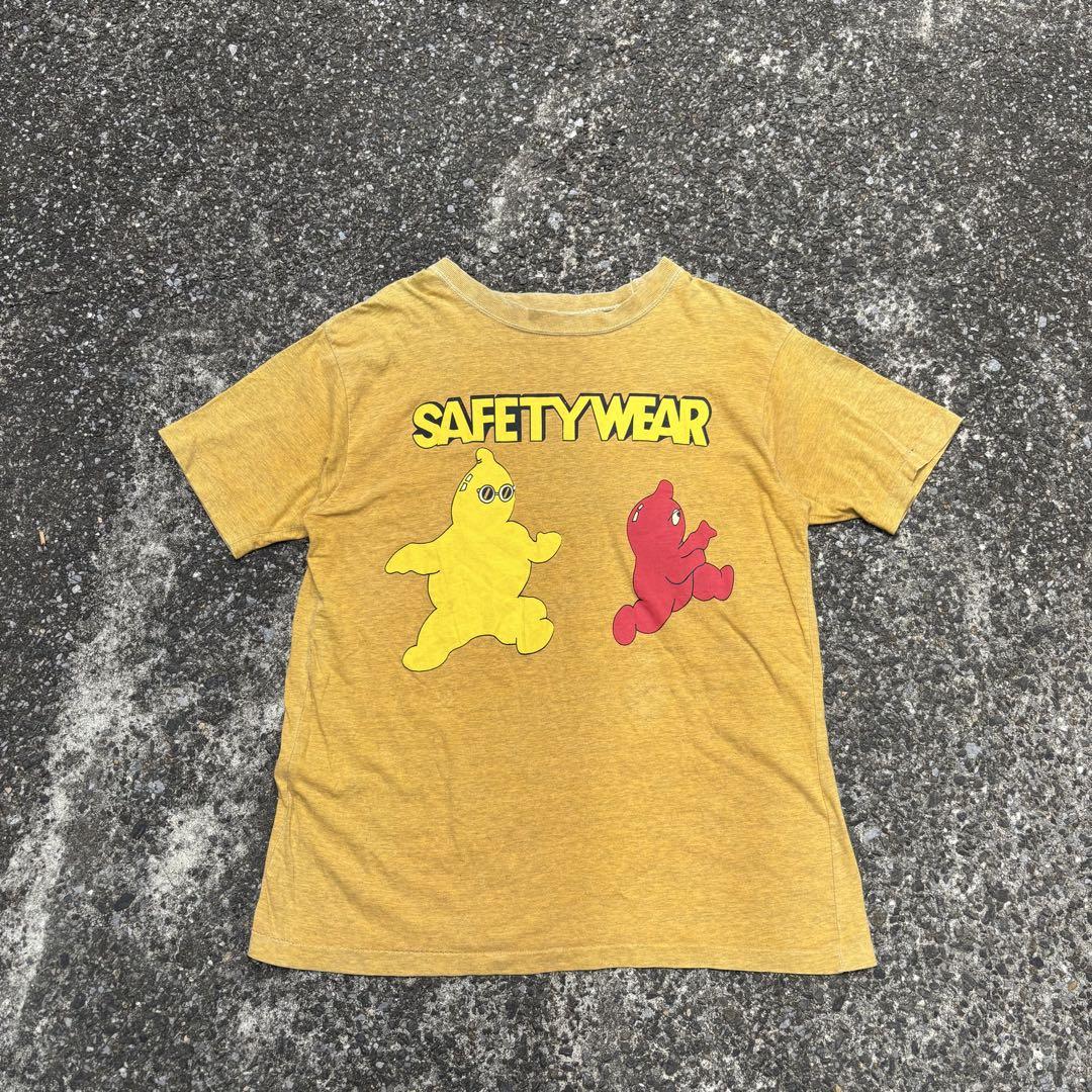 80s vintage 半袖 Tシャツ プリント シングルステッチ safety