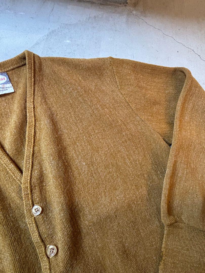 60's ビンテージモヘアカーディガン fox アメリカ製 グランジ