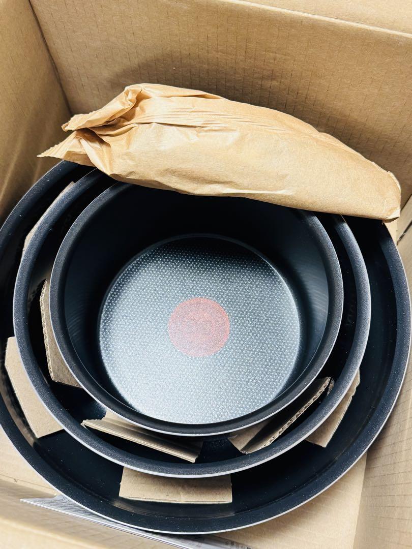 取っ手のとれるティファール　インジニオ・ネオシリーズ　グレー9点セットガス火専用