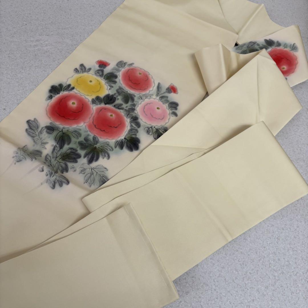割引購入 塩瀬の可愛い染め 作家物 名古屋帯 九寸 AO-3231 正絹 着物・浴衣