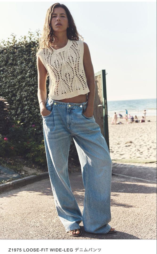 zara Z1975 LOOSE-FIT WIDE-LEG デニム完売商品