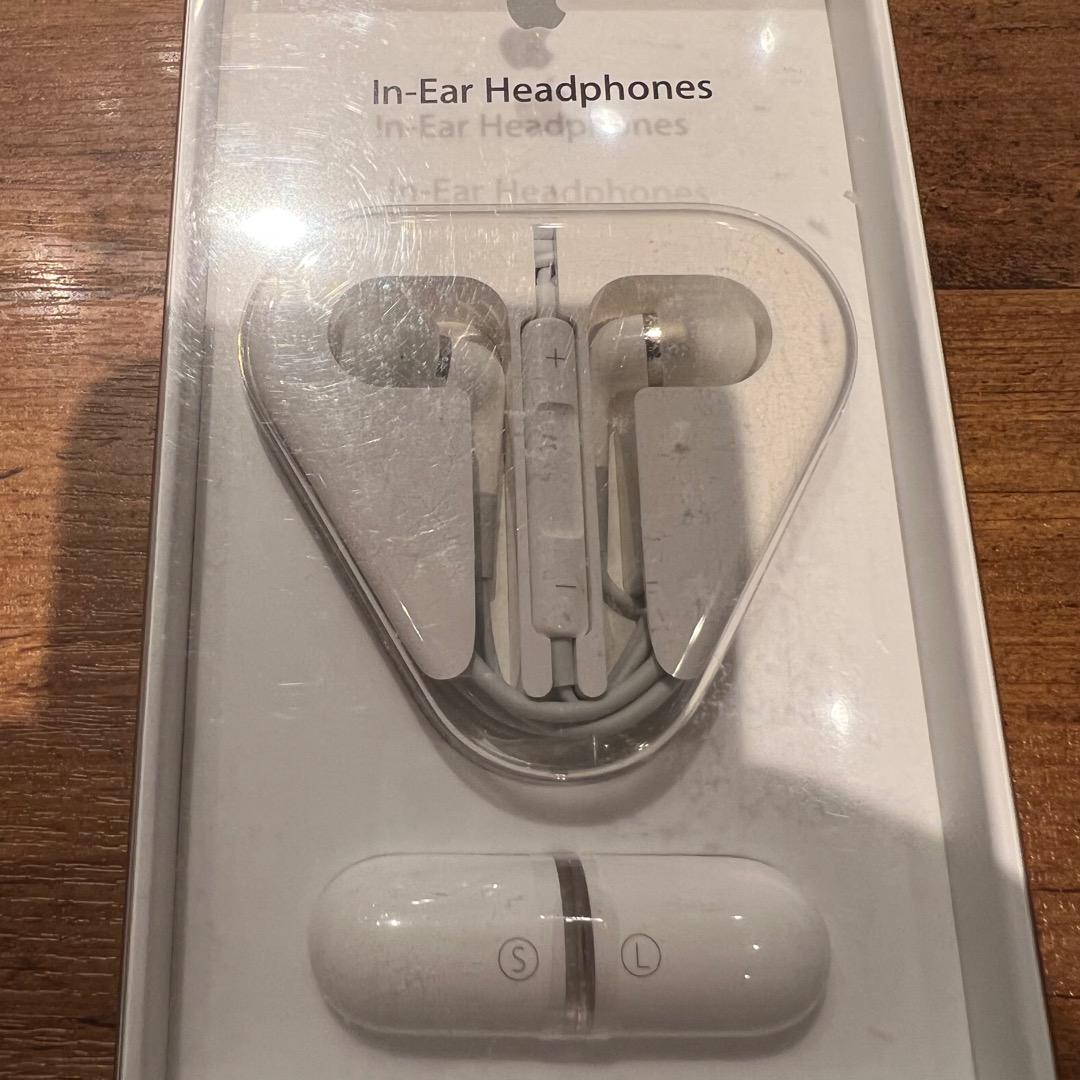 サイズのイ 新品未開封Apple純正品 Headphonesカナル式 イヤホン eG4B3-m48569841308 In-Ear マイク