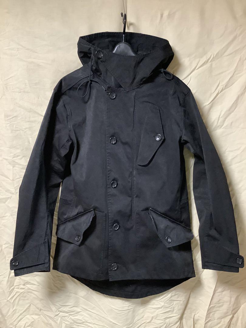 TEN-C Duck Tail Parka size:44 BLACK