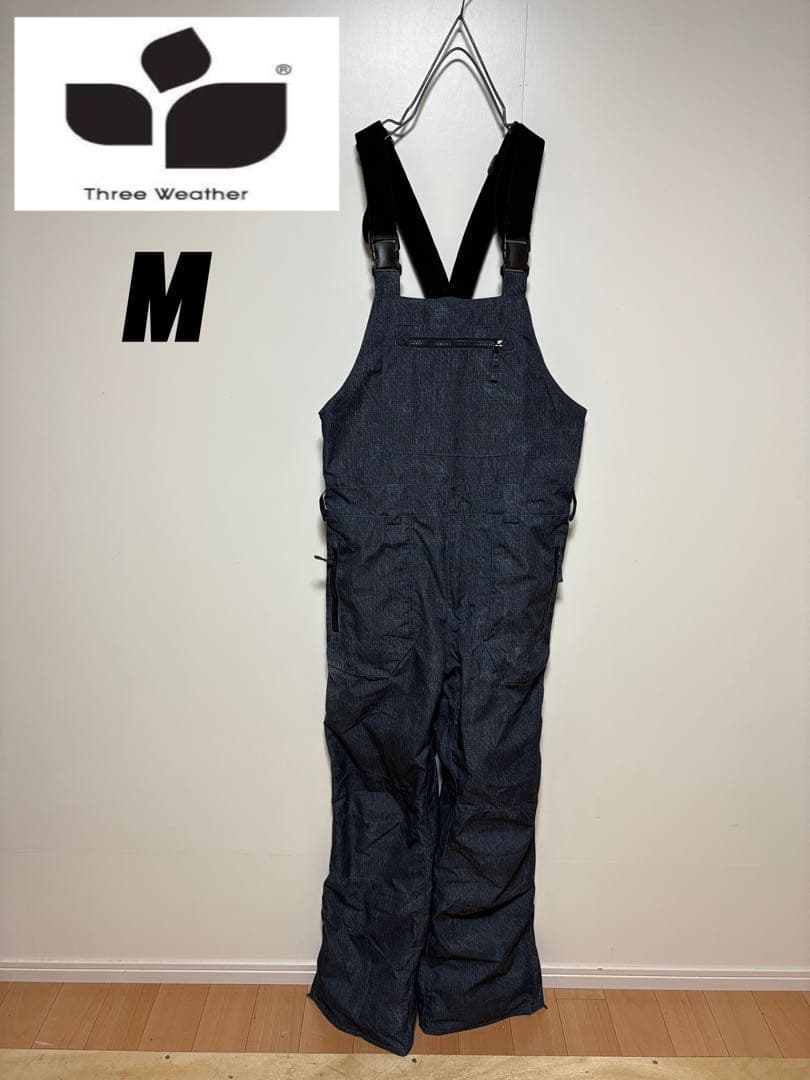 スノーボード ビブパンツ スノボ ウェア ビブパン グラトリ パーク パウダーM