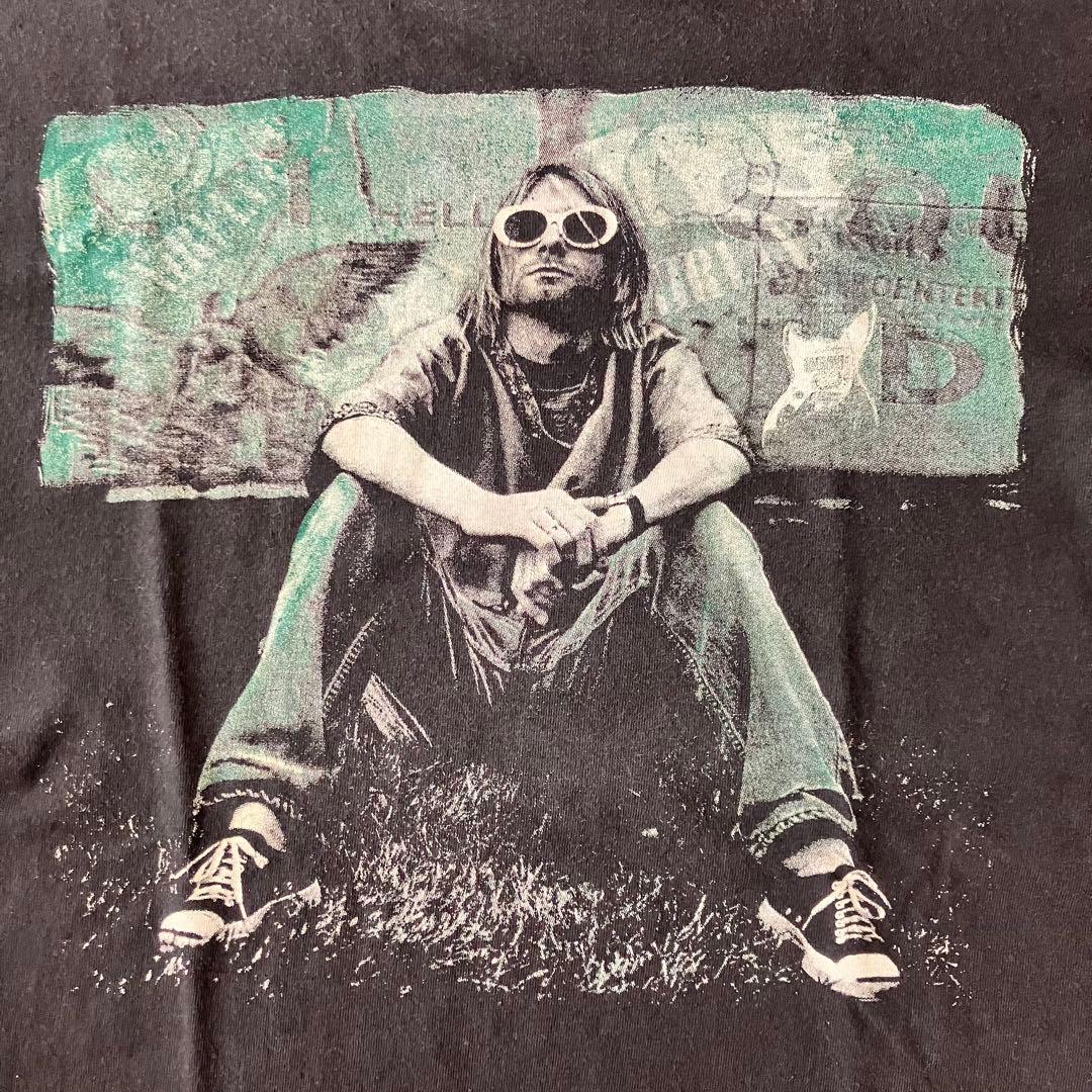  COBAIN カート・コバーン フォトプリント Tシャツ
