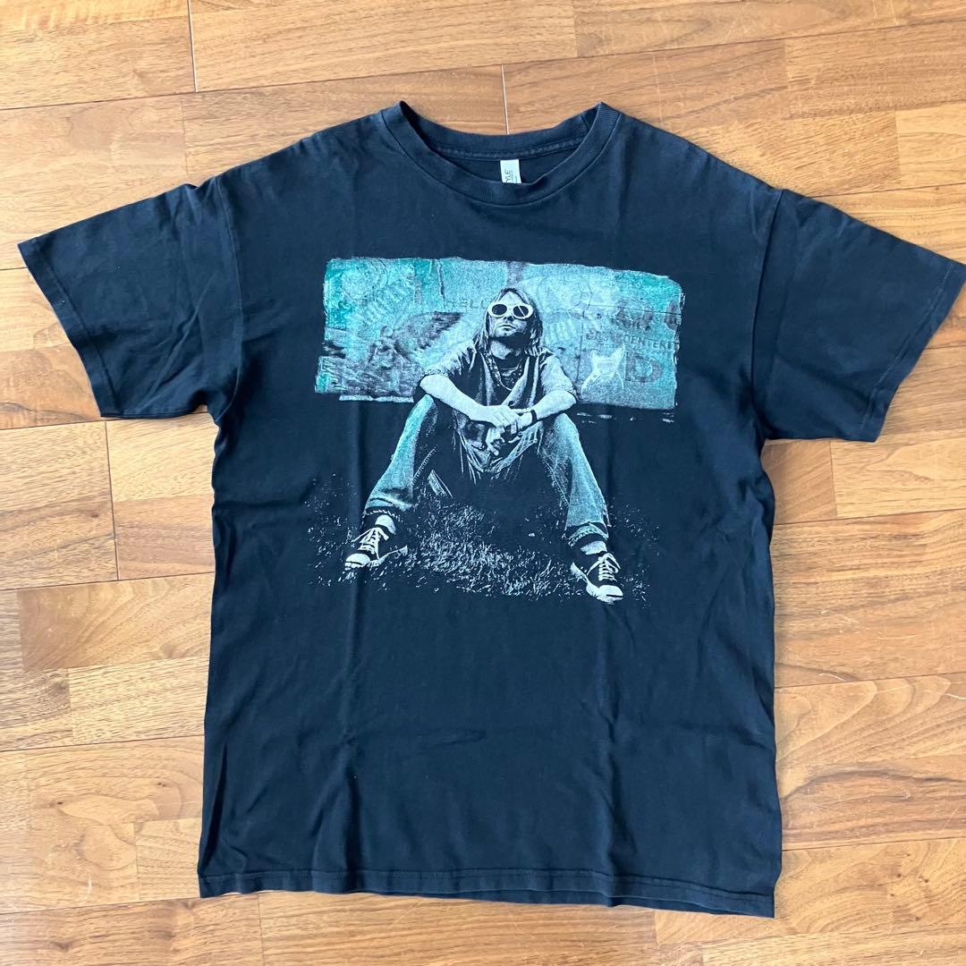  COBAIN カート・コバーン フォトプリント Tシャツ