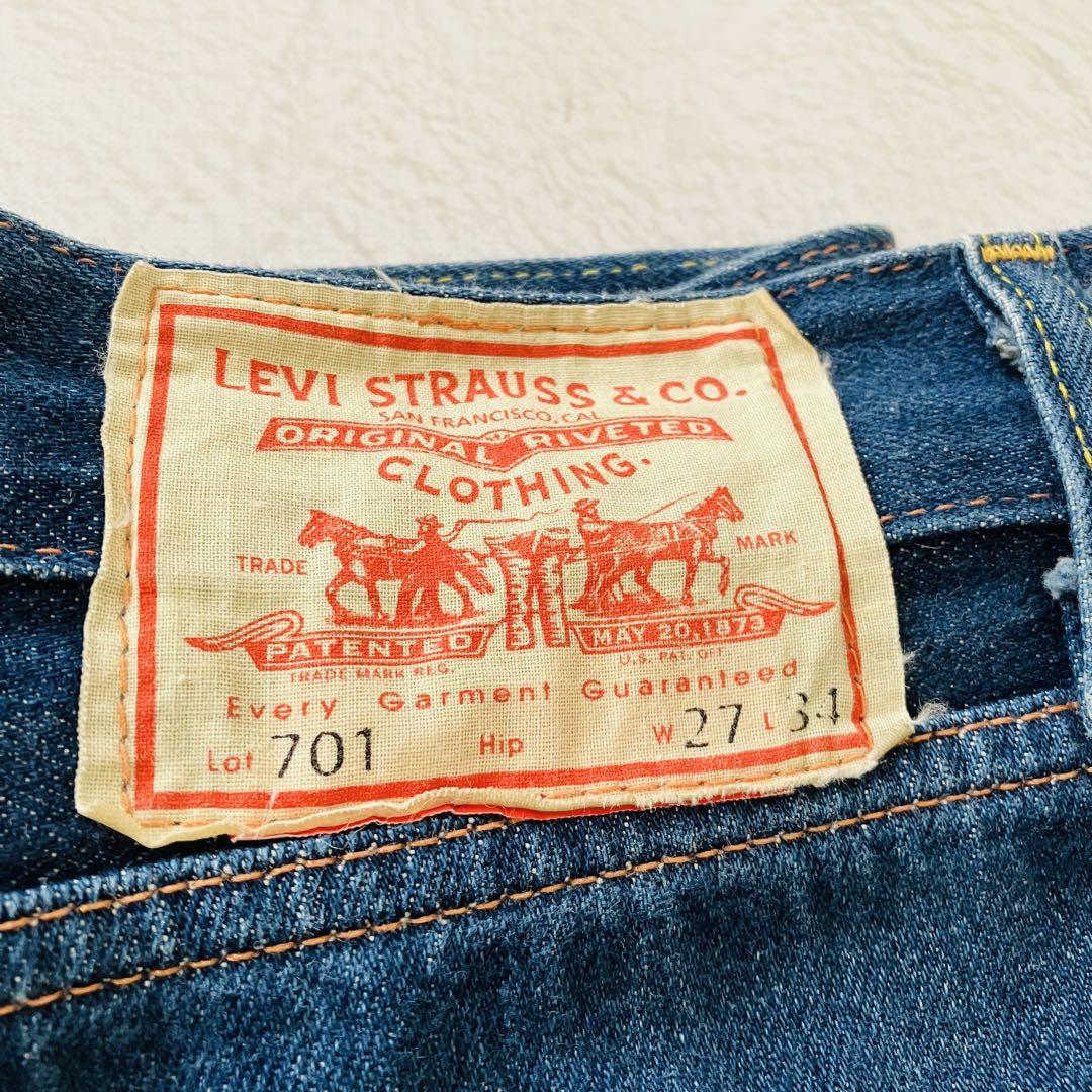 LEVI'S リーバイス 701 ビッグE 赤耳 トルコ製 W27 - メルカリ