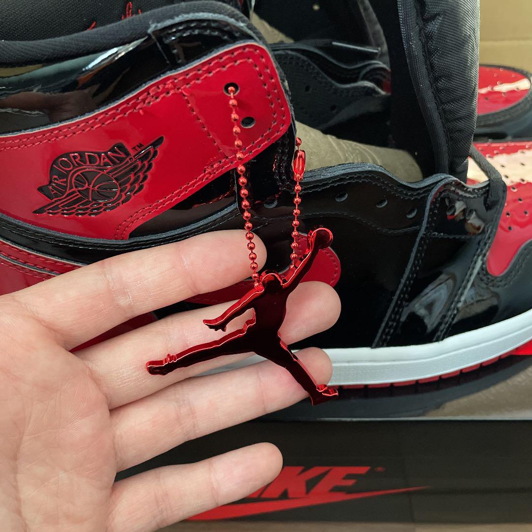 NIKE HIGH OG Patent Bred 9PtKN-m48576200093 エア ジョーダン 1 レトロ 人気高品質