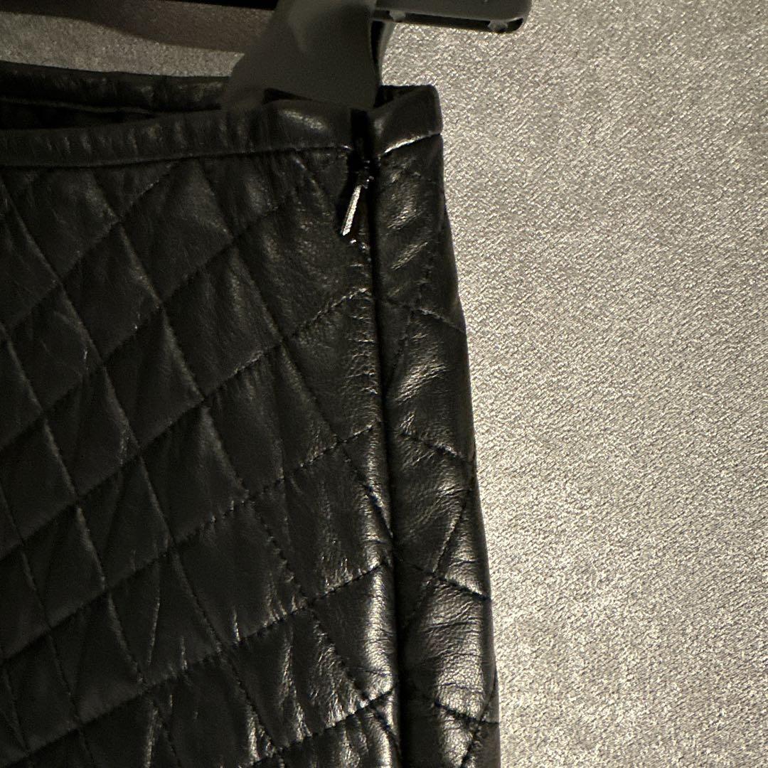 MaxMara キルティングスカート ブラック 38