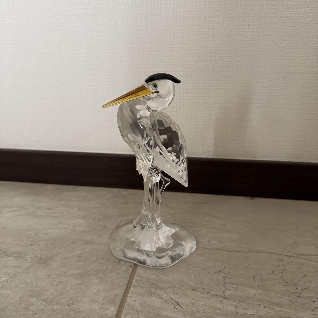 【SWAROVSKI 】スワロフスキー ・クリスタルフィギュア「サギ」