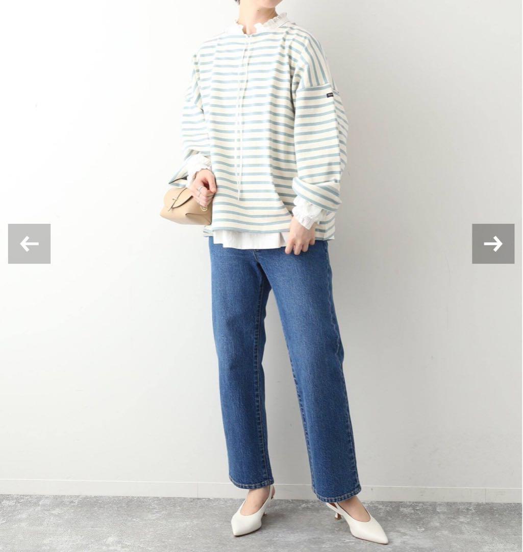MAX80%OFF／セール開催中 美品 ビッグボーダーカットソー Leminor IENA SLOBE トップス