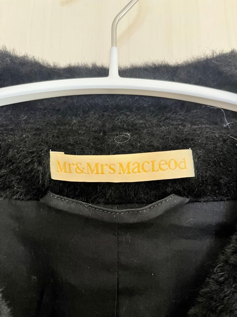 未使用　ミスター&ミセスマクラウド　シップス　アルパカ　ウール　フランス製　黒