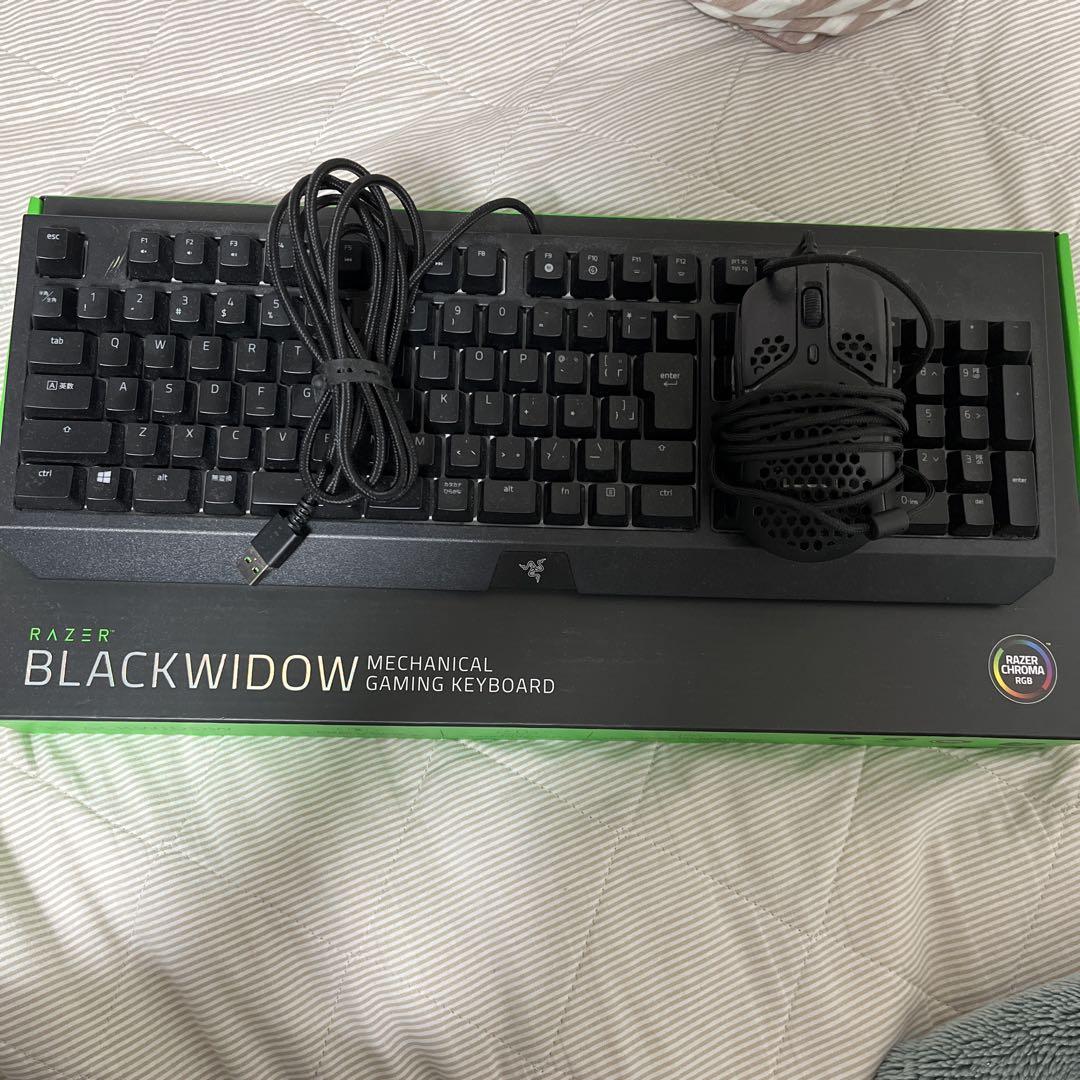 Razer BlackWidow 黄軸 & Pulsefire Hasteセット