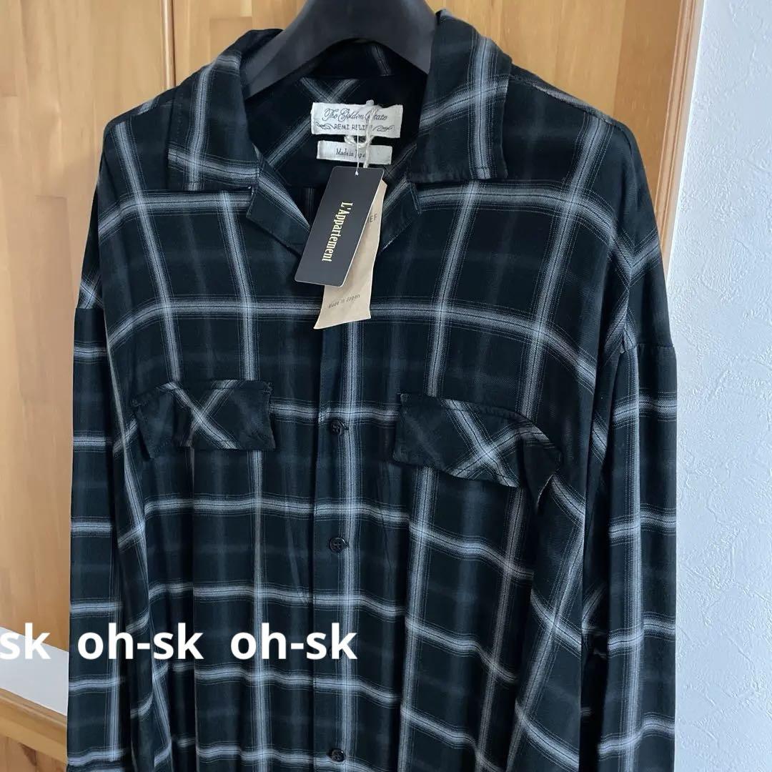 【未使用】アパルトモンREMI RELIEF CHECK SHIRT DRESS