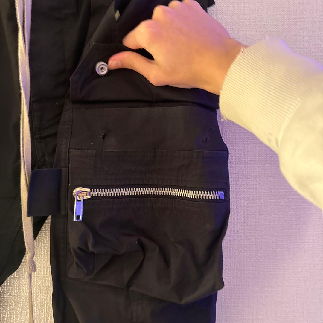 リックオウエンス マストドン IT44 カーゴパンツ ブラック リックオウエンス マストドン IT44 カーゴパンツ ブラック