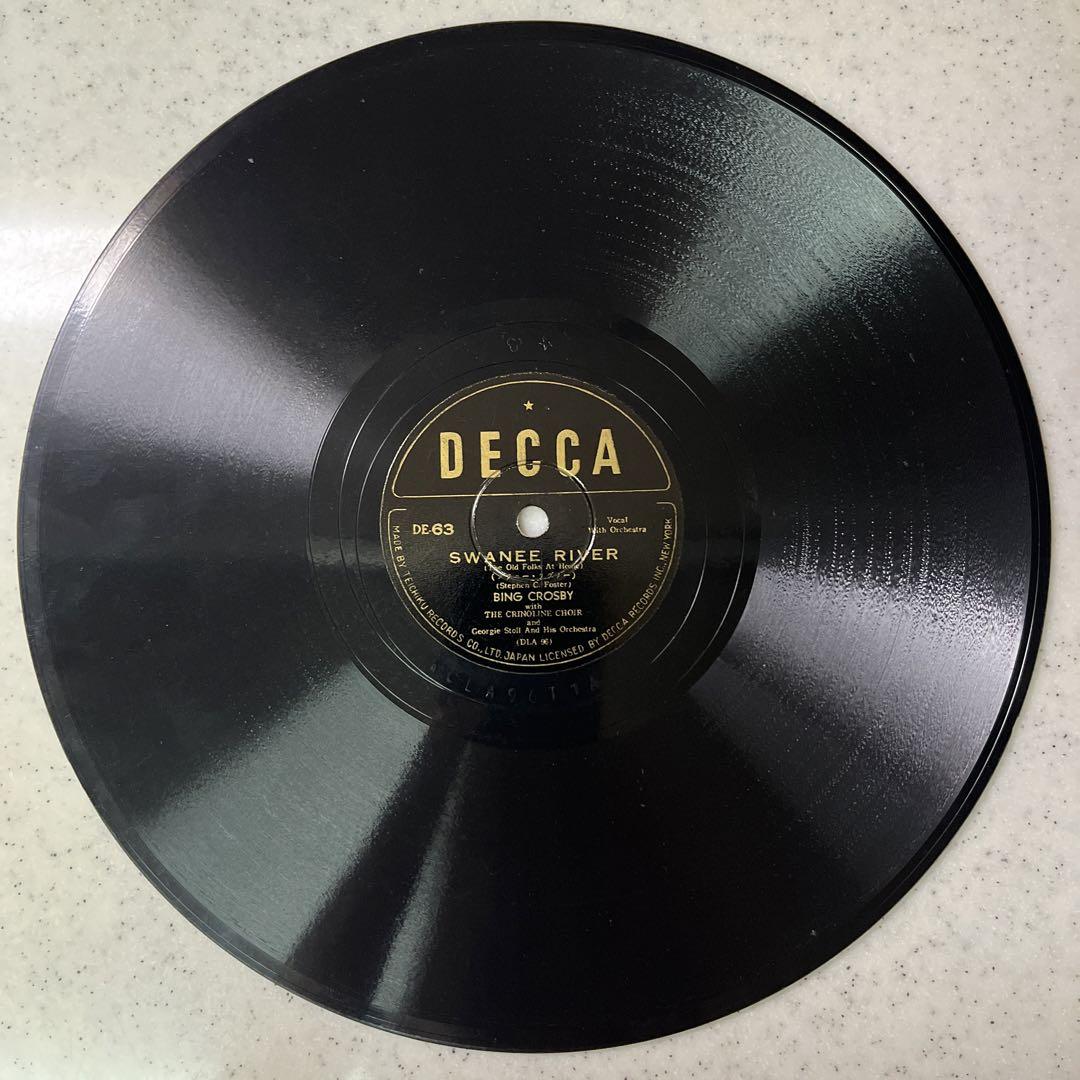 ５枚セット 78rpm BING CROSBY 名曲多数♪ SP盤 蓄音機
