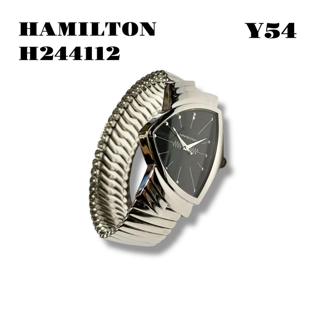 ★限定出品★ HAMILTON ベンチュラ H244112 純正 蛇腹 シルバー 人気品！ HAMILTON ベンチュラ H244112 純正 蛇腹 シルバー 銀
