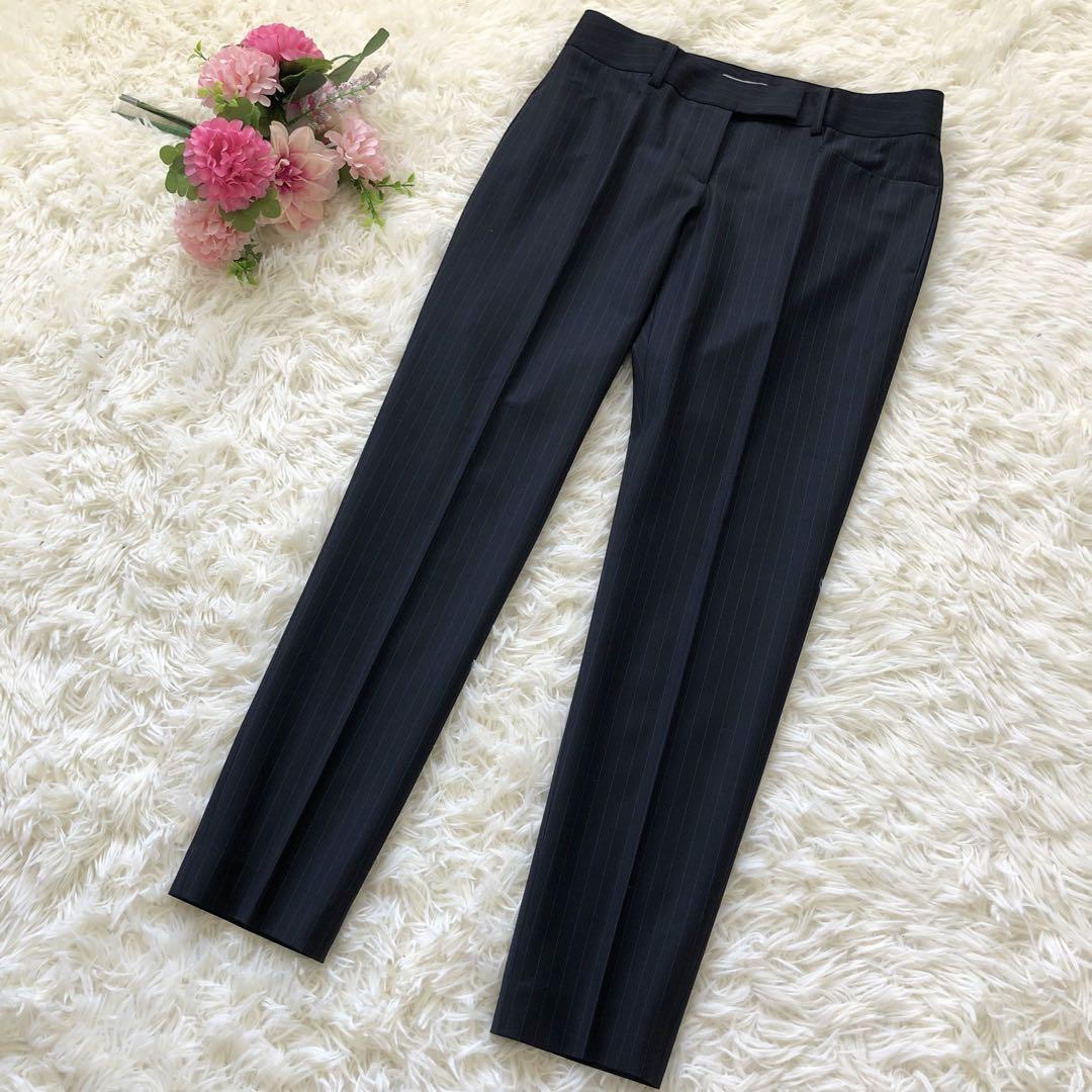 theory luxe✨ネイビー　ストライプ　スーツ　36　セットアップ