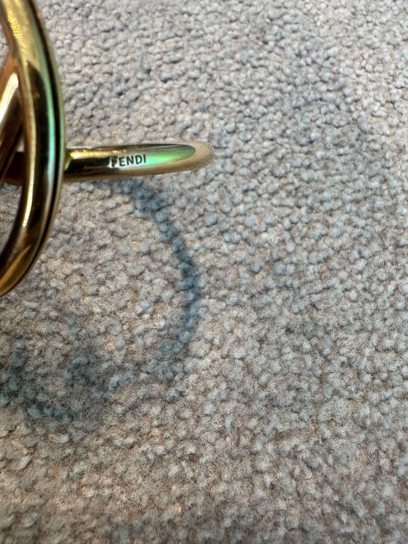 FENDI シングルF バングル ゴールド