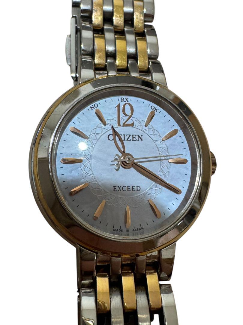 CITIZEN EXCEED電波ソーラー H030-T016316 稼働品
