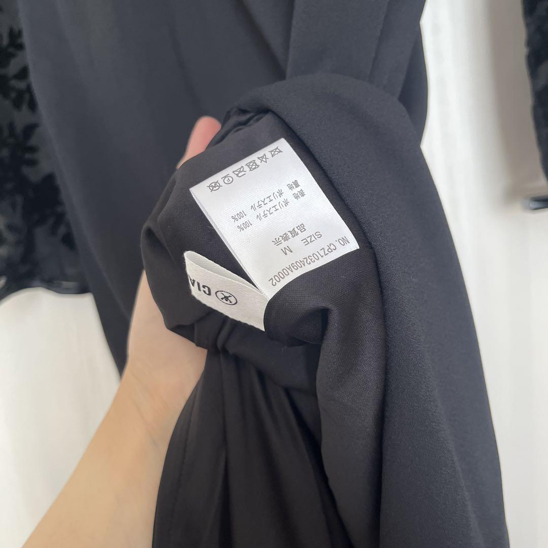 チャオパニック　ベロアフラワーボレロ付きワンピース
