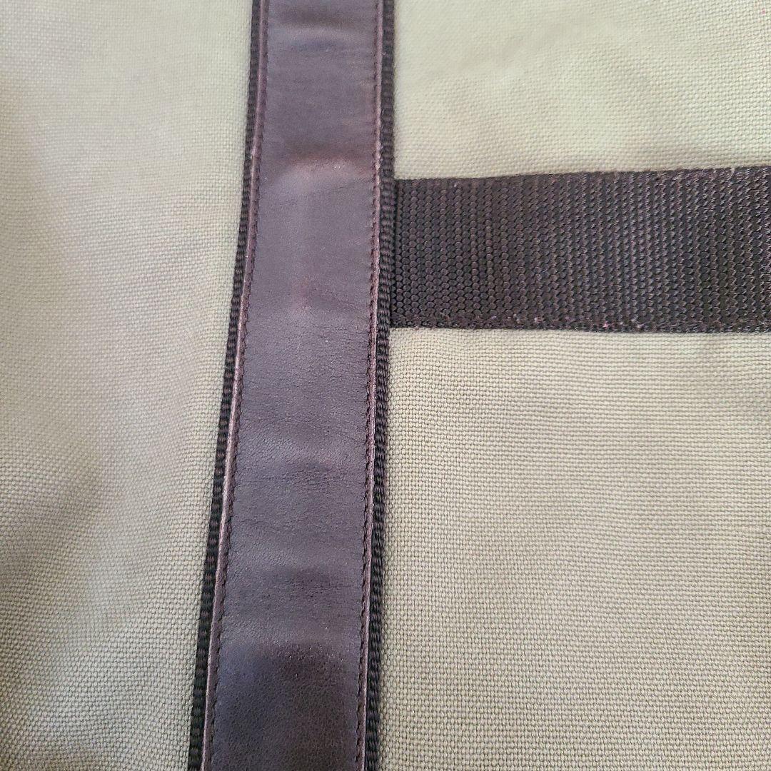 JIL SANDER　キャンバスレザー　ショルダーバッグ