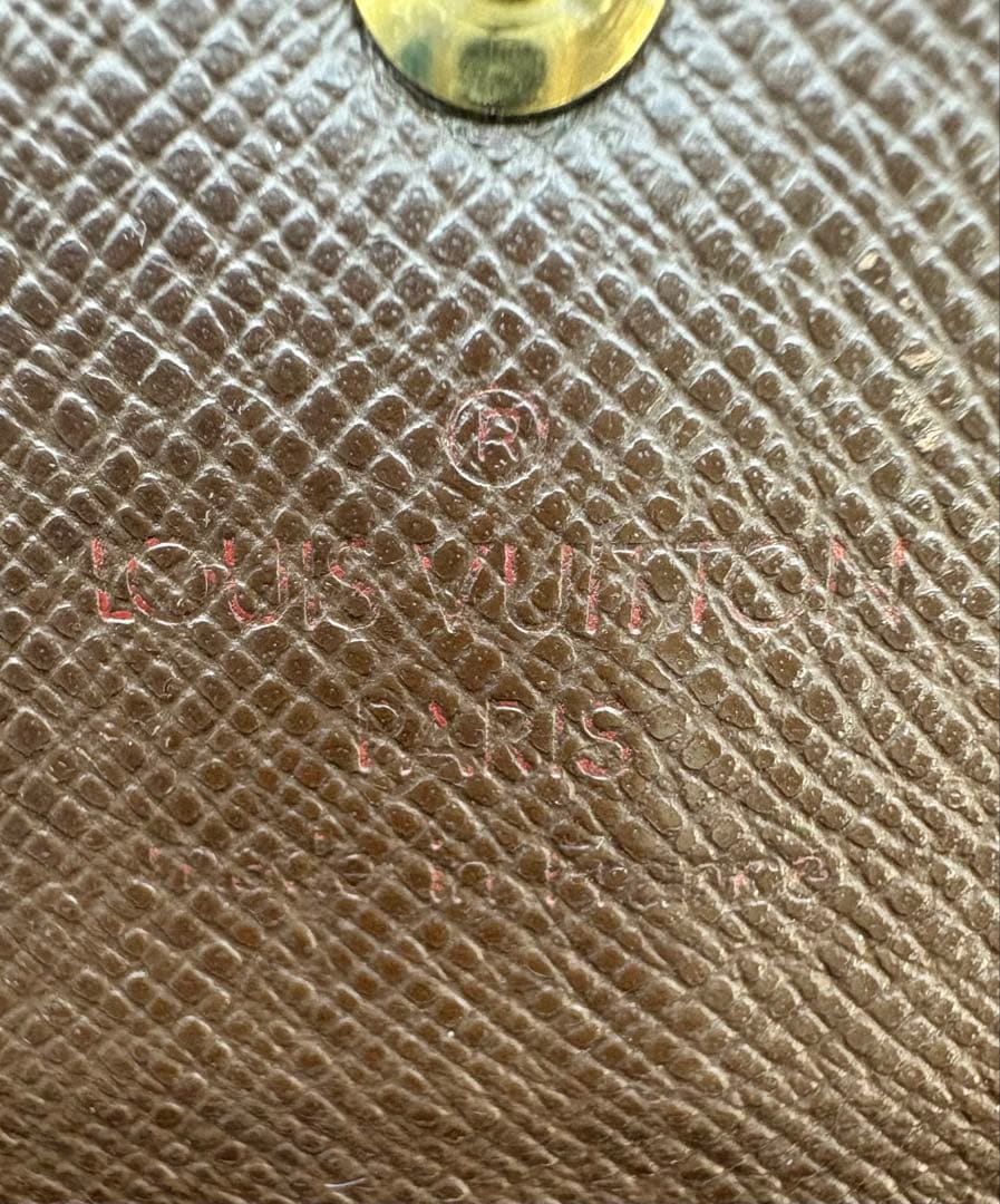 ルイヴィトンダミエN61215 エベヌポルトトレゾールインターナショナル長財布