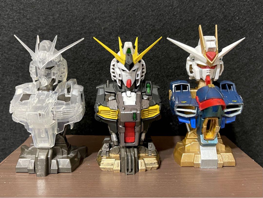 機動戦士ガンダムMSメカニカルバスト　3体セット　ルミナスユニット１個付き