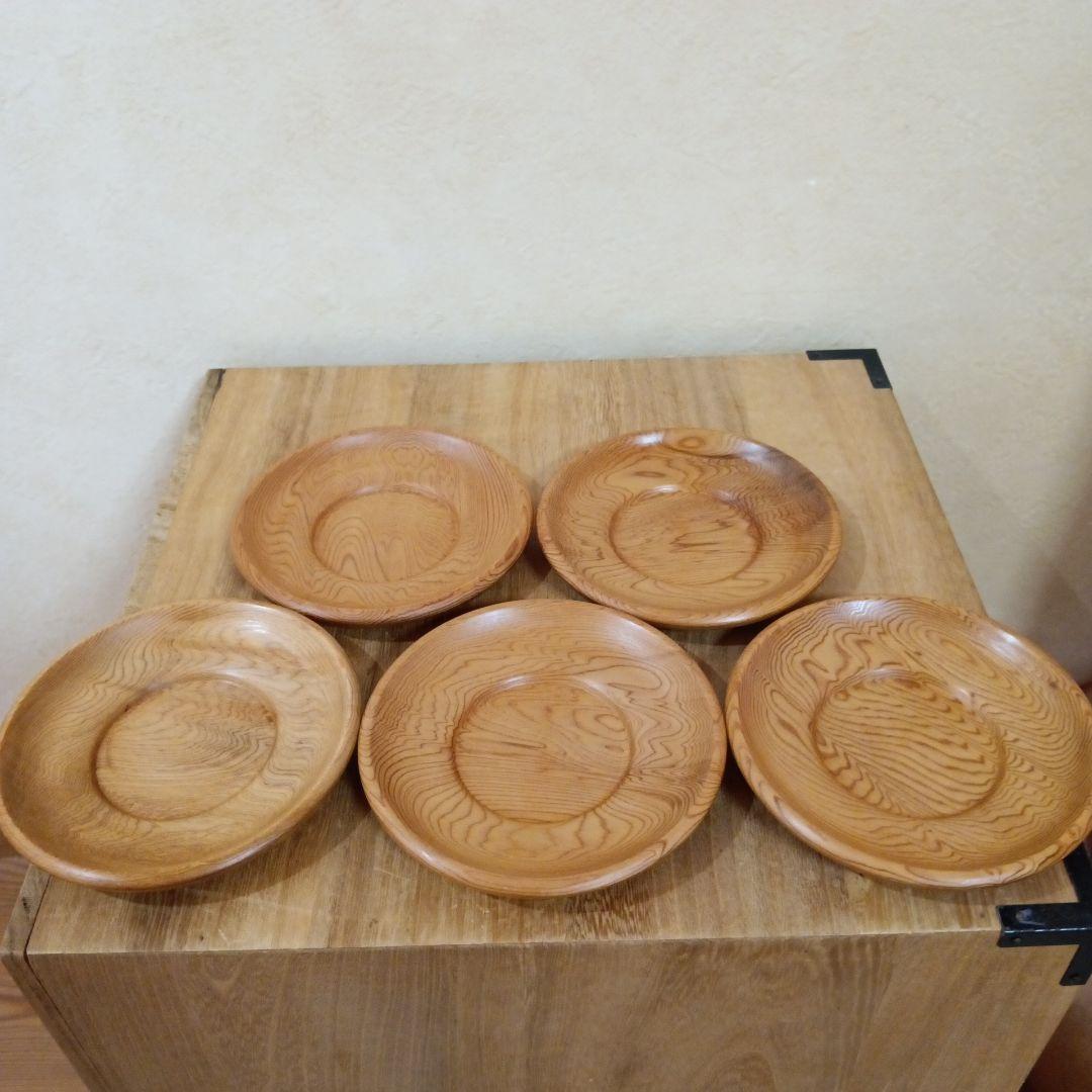銘木屋久杉　特上杢　茶托　茶器　煎茶　番茶