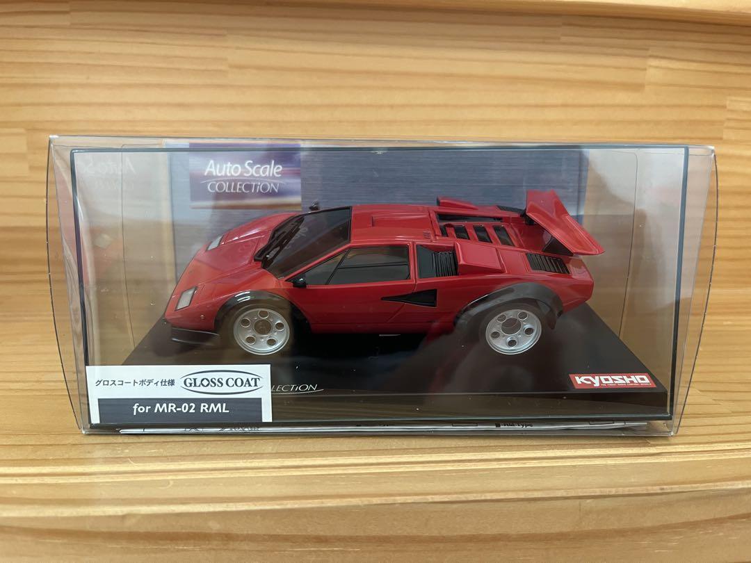 （未使用）京商ミニッツランボルギーニカウンタック LP500S ボディ ミニッツ ボディ ランボルギーニ カウンタックLP500S レッド