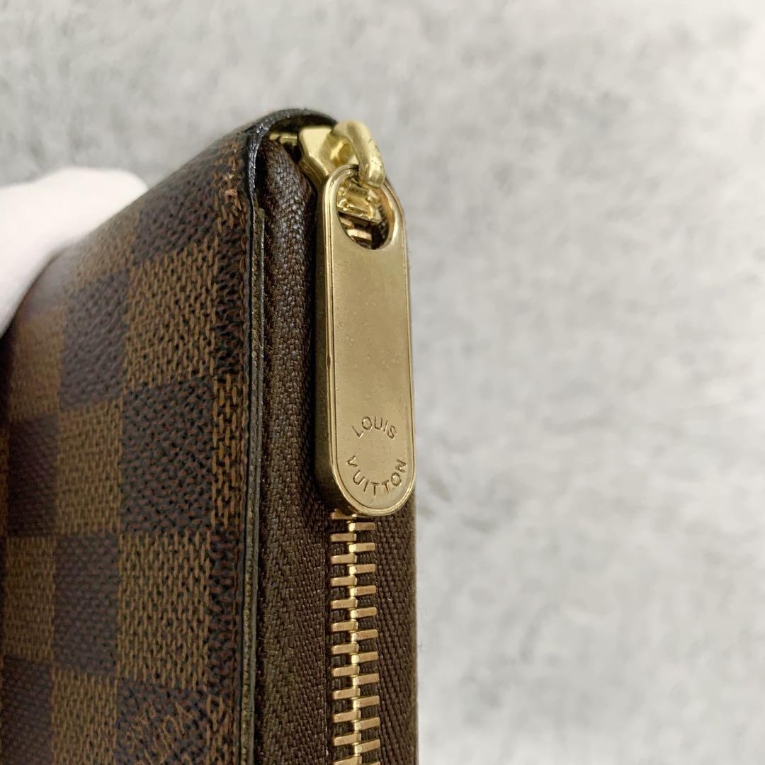 【美品】ルイ・ヴィトン　ダミエ　ジッピーウォレット　長財布 ◆