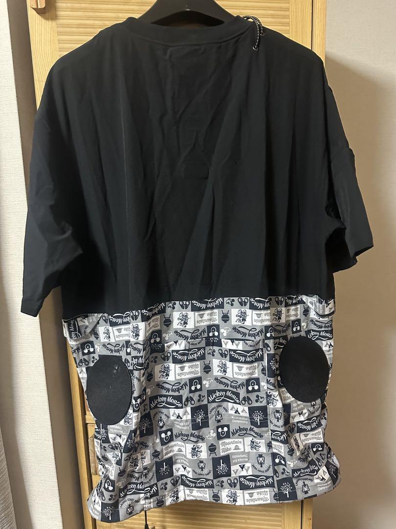 未使用品 ワークマン×ディズニー ミッキー 空調服(Mサイズ)ブラック ワークマン ディズニーコラボ 空調服 ミッキー限定デザイン