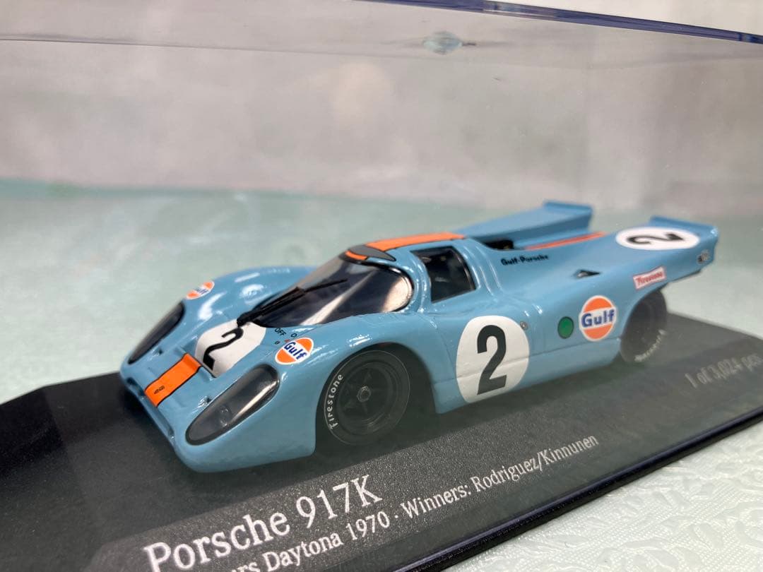 ミニチャンプス Porsche 917K 1970年デイトナ優勝 ガルフカラー ミニチャンプス Porsche 917K 1970年デイトナ優勝 ガルフカラー