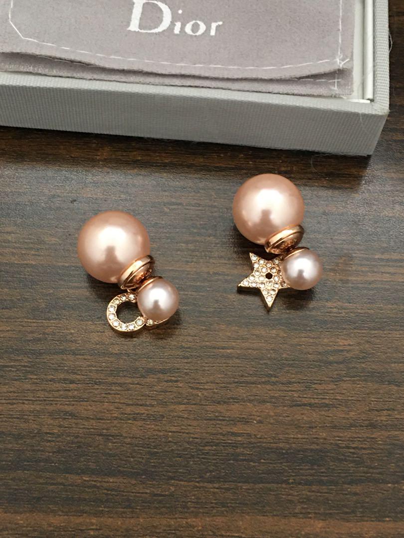 可愛い!クリスチャンディオール/Dior ピアス ピンク 人気美品 画像3